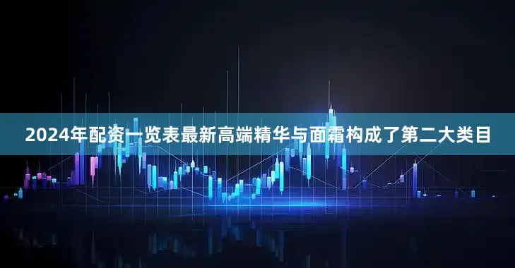 2024年配资一览表最新高端精华与面霜构成了第二大类目