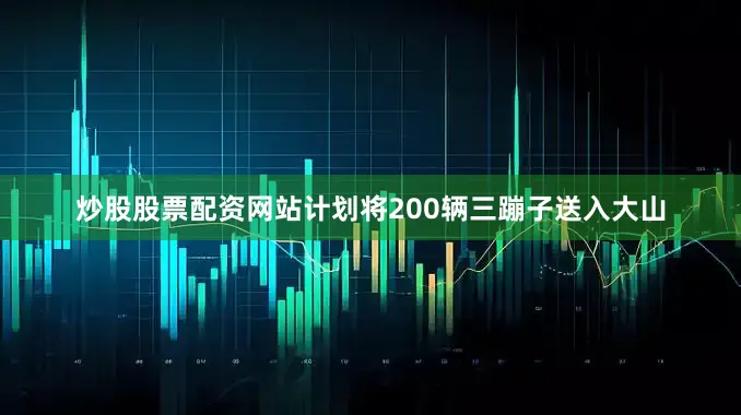 炒股股票配资网站计划将200辆三蹦子送入大山